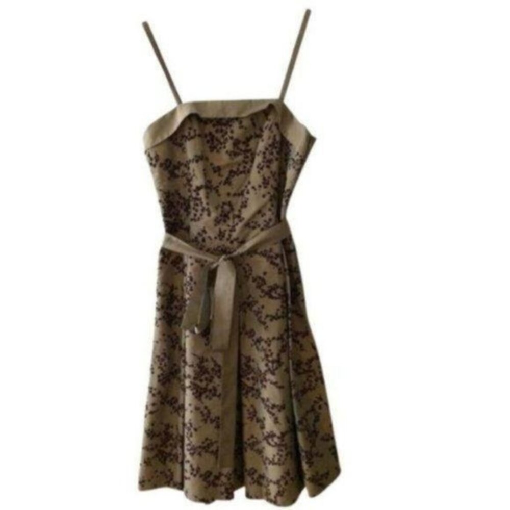 Nebo Iridescent Fit and Flare Floral Dress Size 2